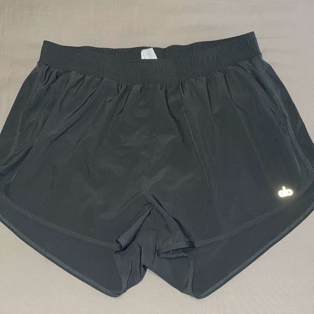 ALO Yoga Green Running Shorts
